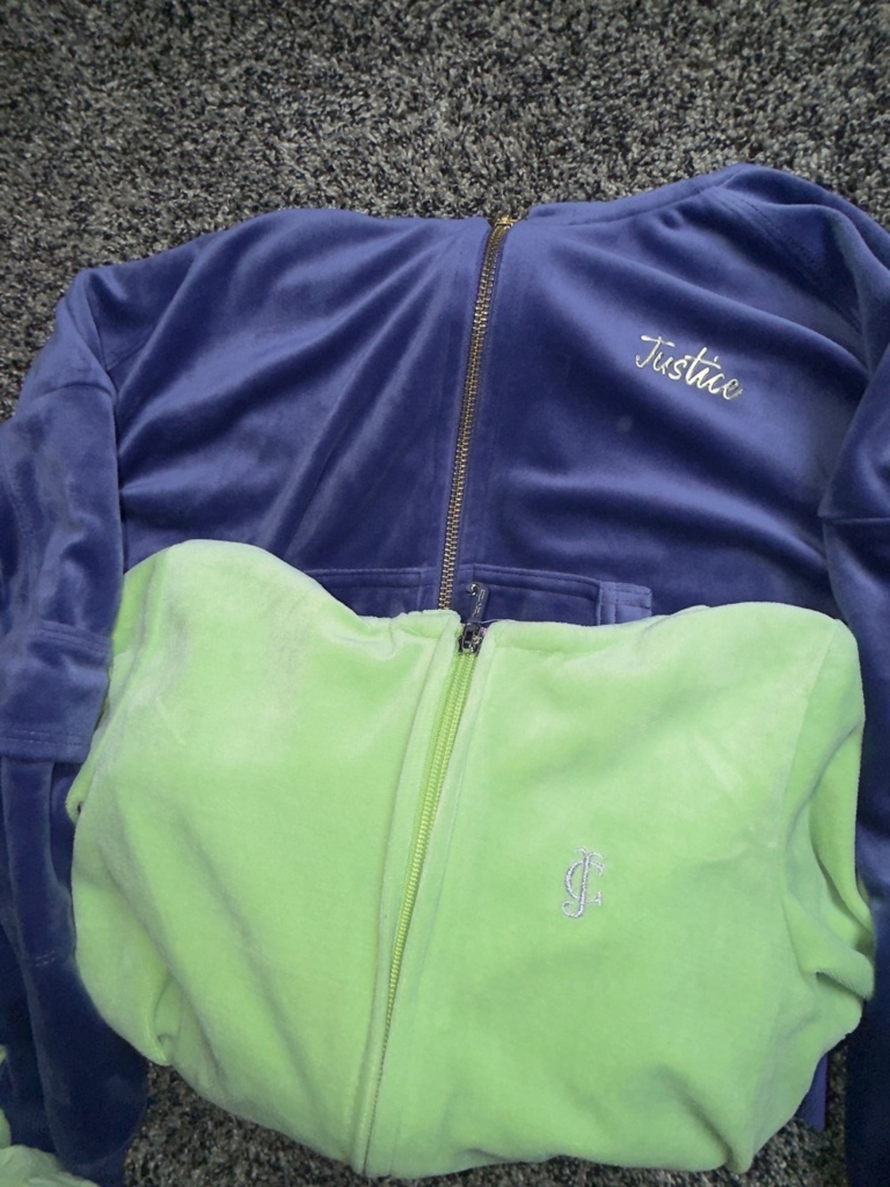 Juicy zip up and Justice zip up outfit! BUNDLE